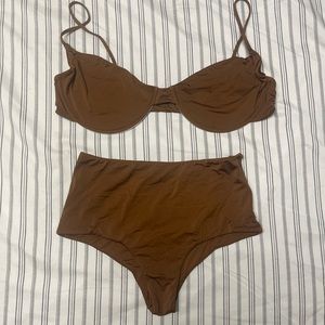 MAI UNDERWEAR SET IN TOFFEE